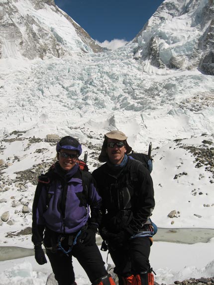 Jim and Michelle, Mount Everest Base Camp